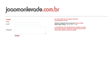 Tablet Screenshot of joaomonlevade.com.br